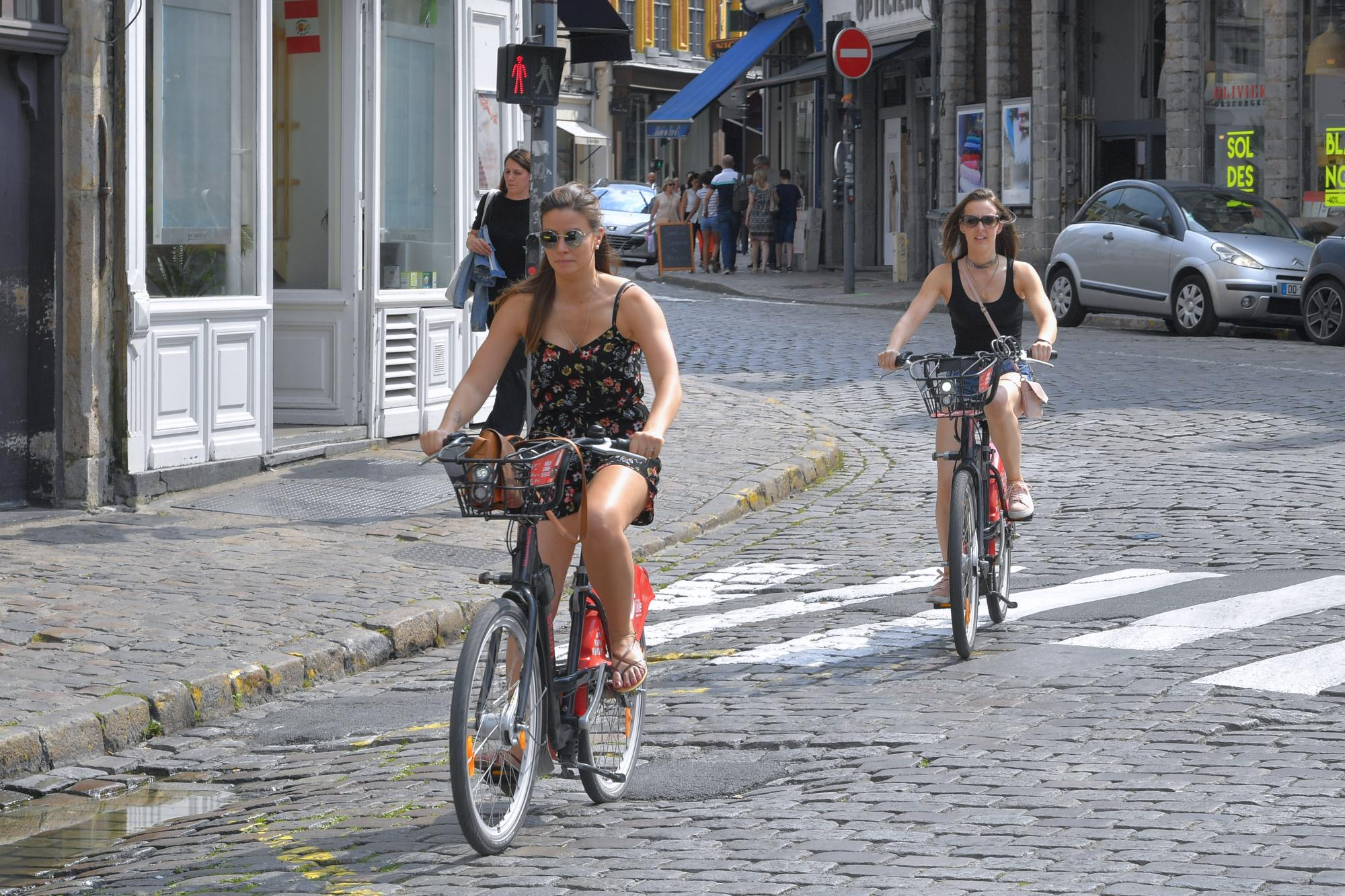cyclistes en ville