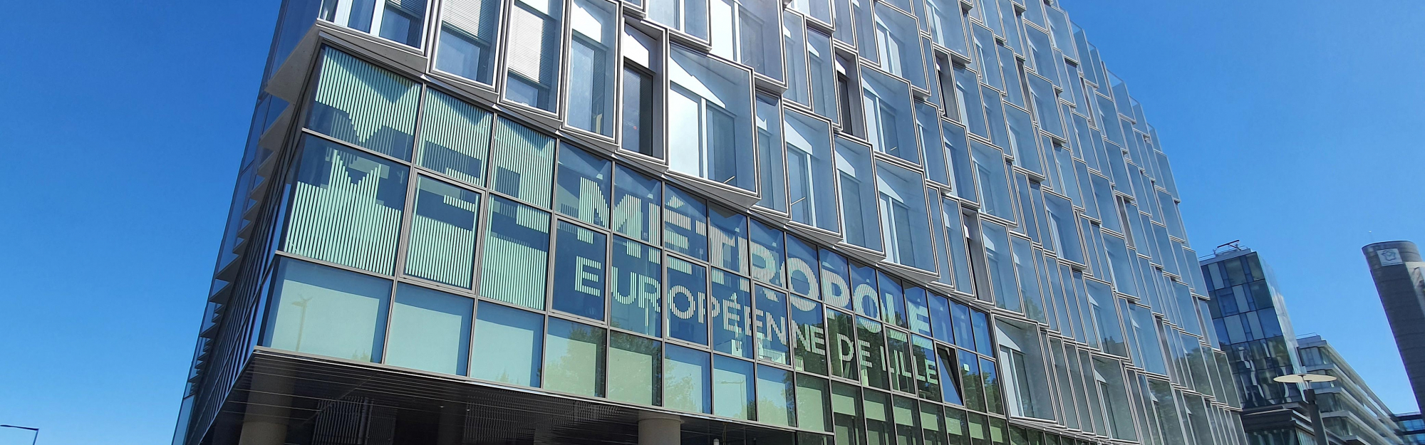 vue extérieure du siège de la Métropole Européenne de Lille