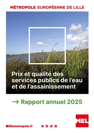 Rapport prix et qualité des services de l'eau MEL 2025