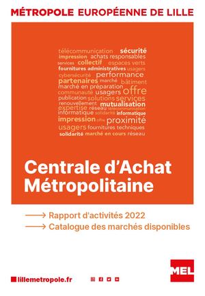 Centrale achat métropolitaine : rapport d'activité 2022