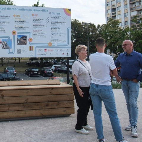  Le quartier du Blanc Riez poursuit sa transformation avec la réhabilitation de 674 logements