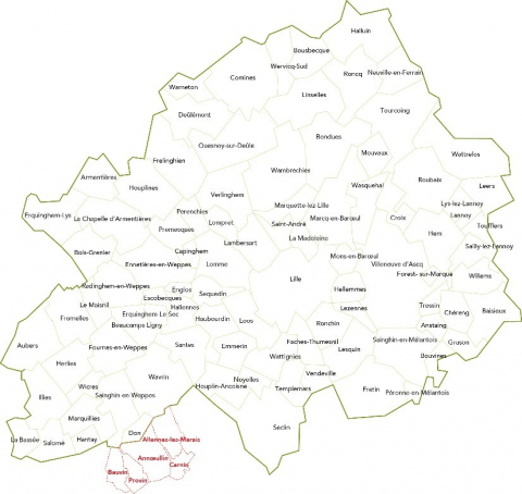 Bientôt 95 communes au sein de la Métropole Européenne de Lille 
