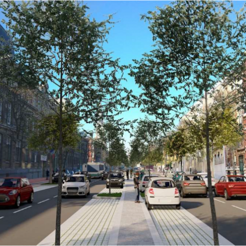 La Métropole Européenne de Lille approuve les travaux  de requalification du boulevard Gambetta à Tourcoing