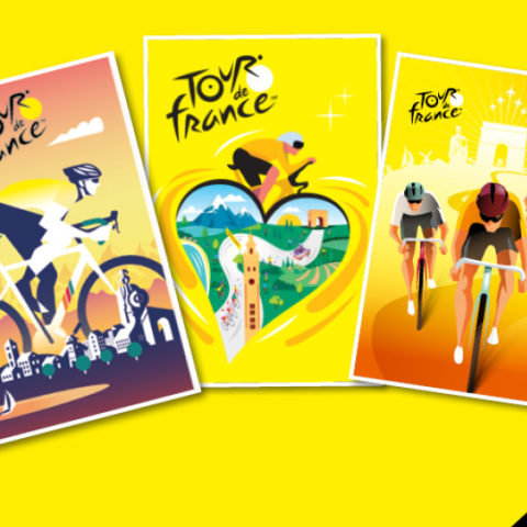 Votez pour choisir l'affiche du Tour de France 2025 !