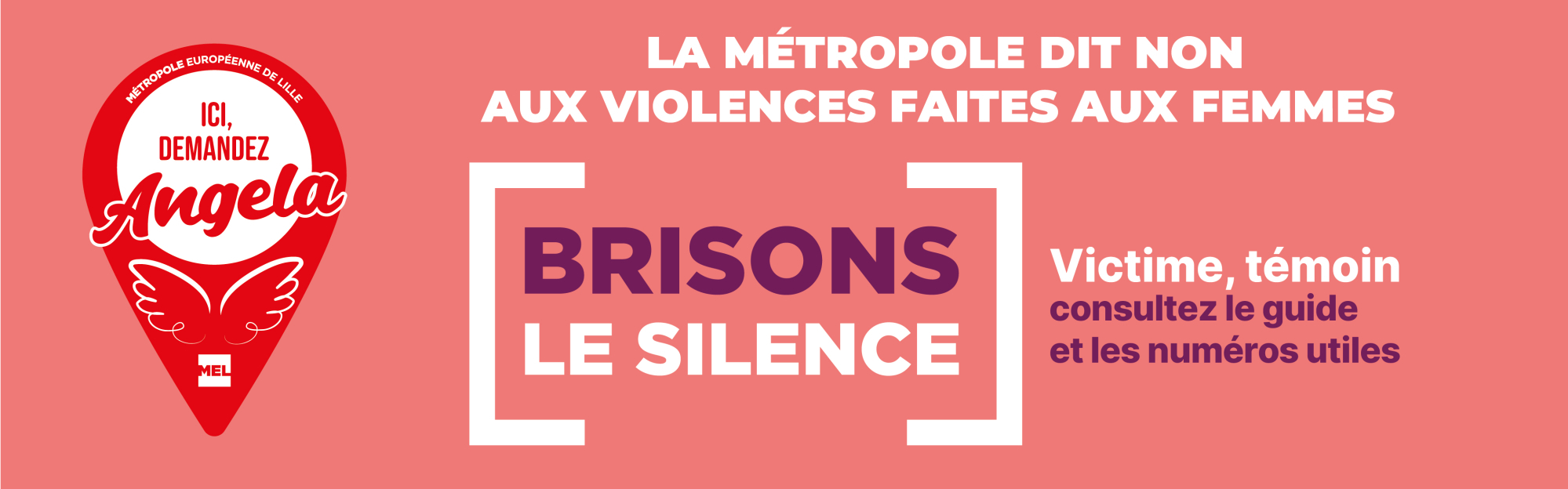 La MEL devient site Angela contre les violences faites aux femmes