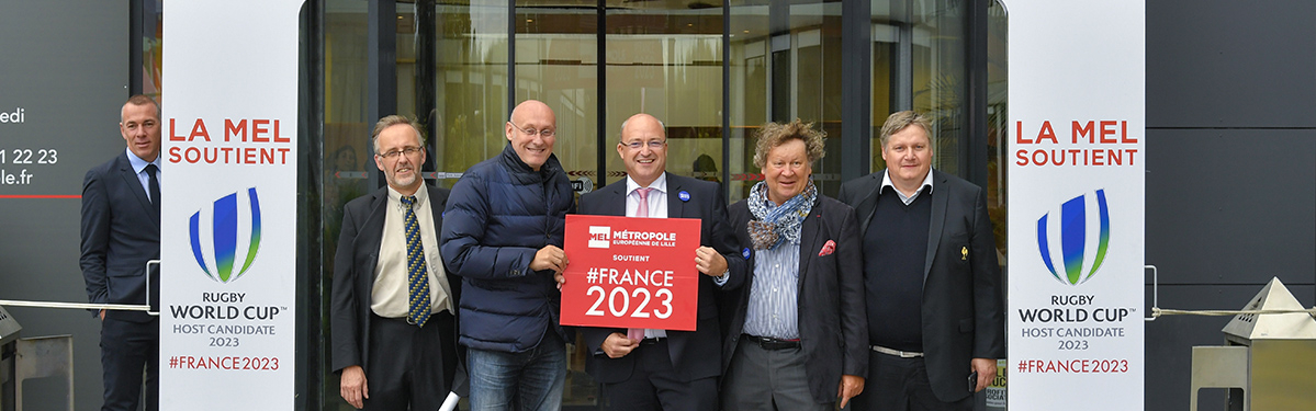 La Métropole Européenne de Lille accueillera la Coupe du Monde de Rugby 2023