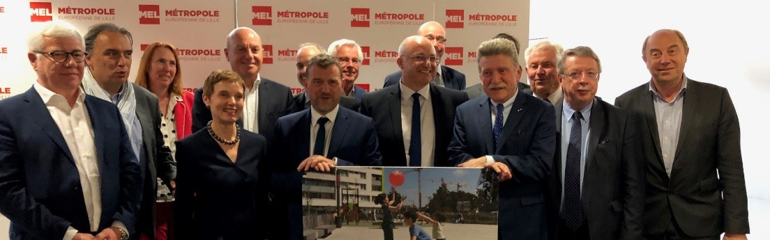 Le renouvellement urbain de six quartiers de la Métropole Européenne de Lille est lancé
