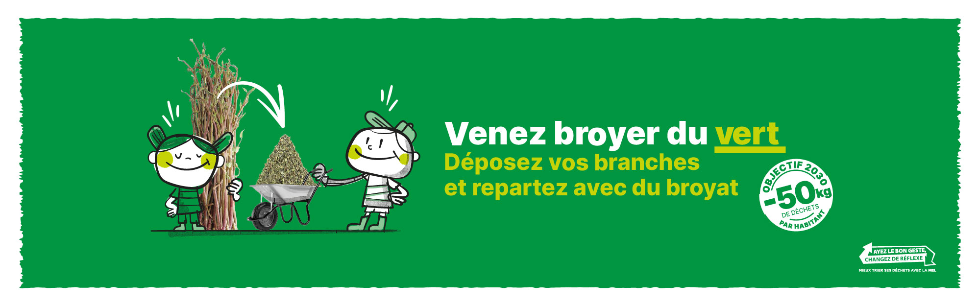 Venez avec vos branches, repartez avec du broyat !