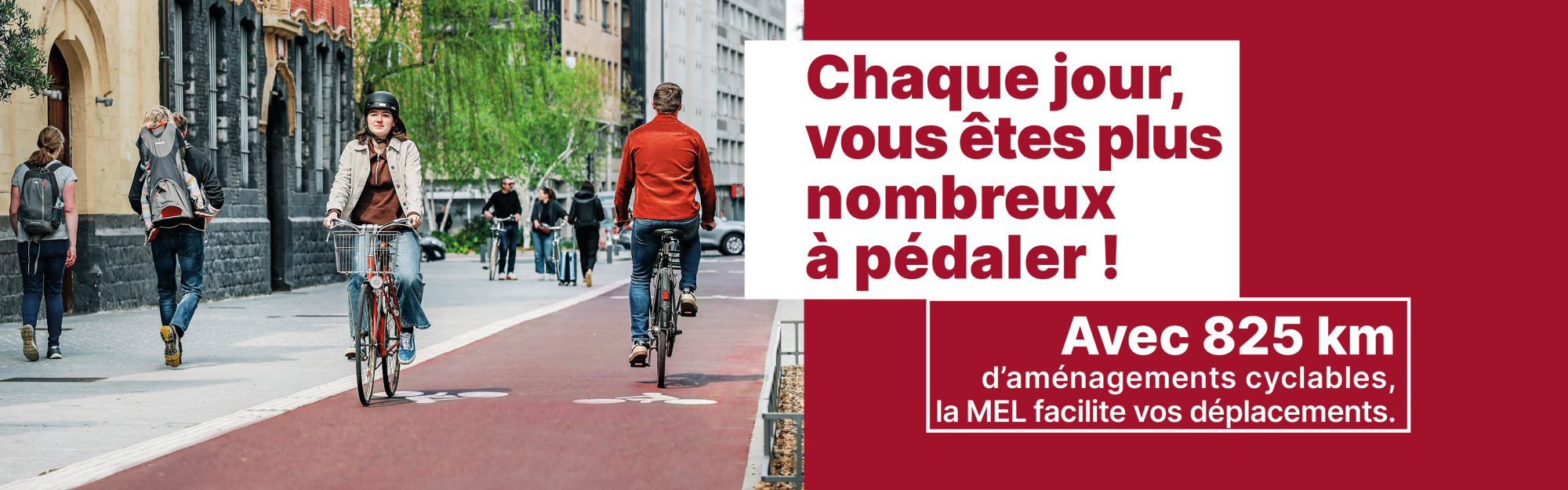 Bilan cyclable 2024 : la MEL renforce les aménagements pour une mobilité sûre et accessible
