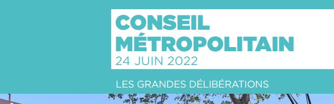 Conseil métropolitain du 24 juin 2022