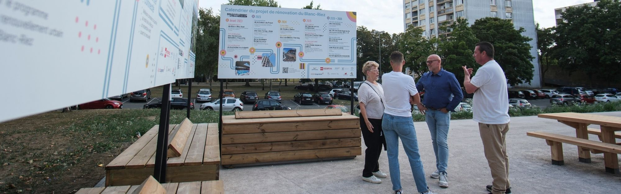 Le quartier du Blanc Riez poursuit sa transformation avec la réhabilitation de 674 logements
