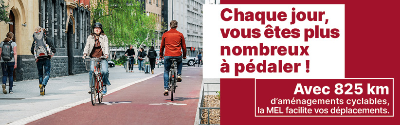 Bilan cyclable 2024 : la MEL poursuit ses investissements pour des infrastructures plus nombreuses, plus sûres et accessibles