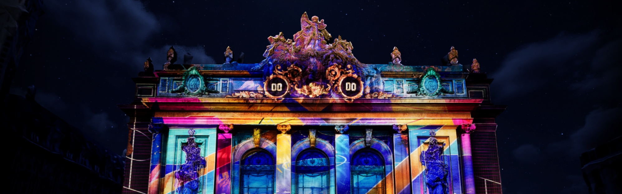 Durant les Jeux Olympiques, la MEL proposera un vidéo mapping inédit sur la façade de l’Opéra de Lille