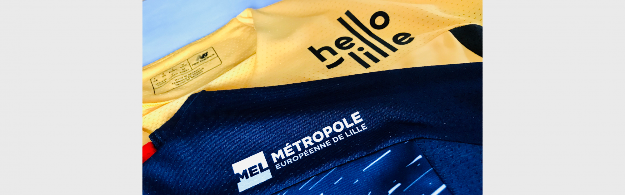La MEL Hello Lille s’affichent sur les nouveaux maillots du LOSC