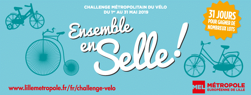« Ensemble en selle » : 2ème édition du Challenge métropolitain du Vélo Ouverture des inscriptions !