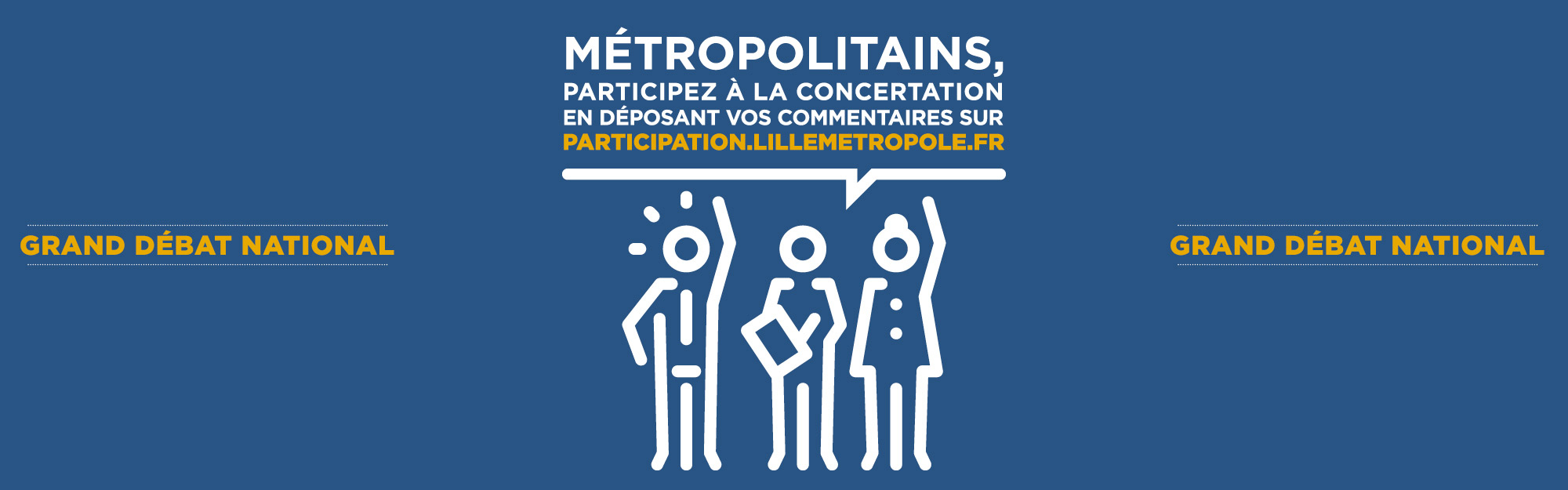 Grand Débat National : 10 000 visites et près de 900 contributions sur la plateforme de participation citoyenne de la Métropole Européenne de Lille