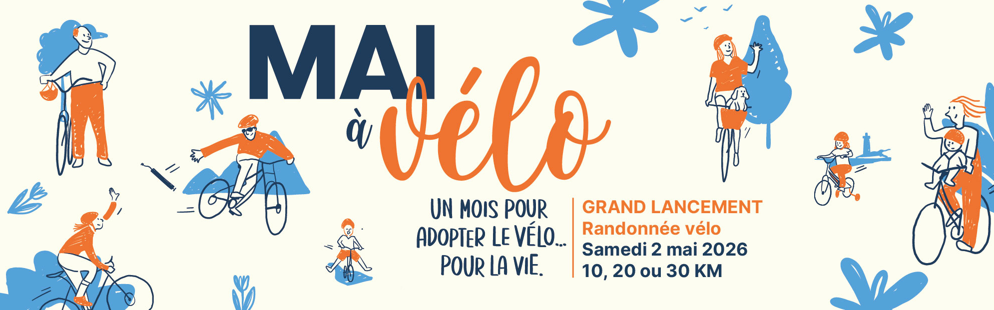 Mai à vélo : un mois de défis et d’événements avec la MEL