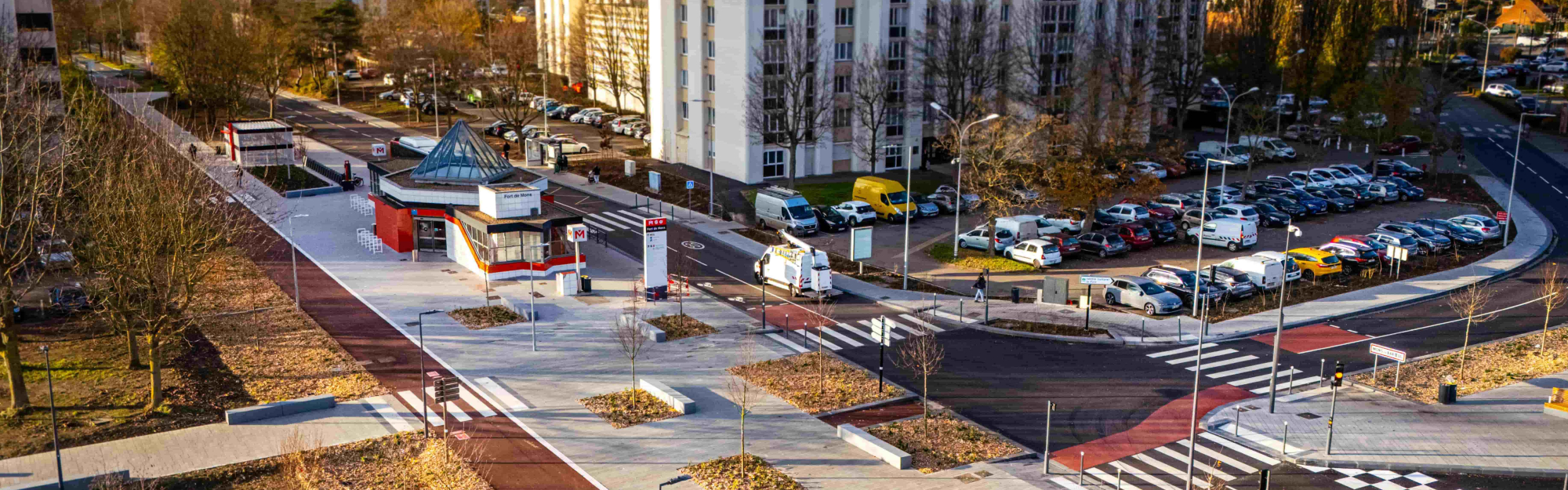 Nouveau pôle d’échanges au Fort de Mons