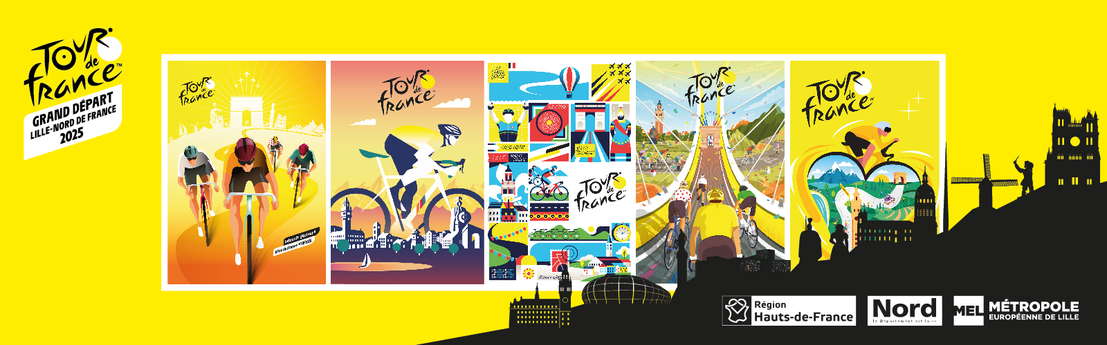 Votez pour choisir l'affiche du Tour de France 2025 !