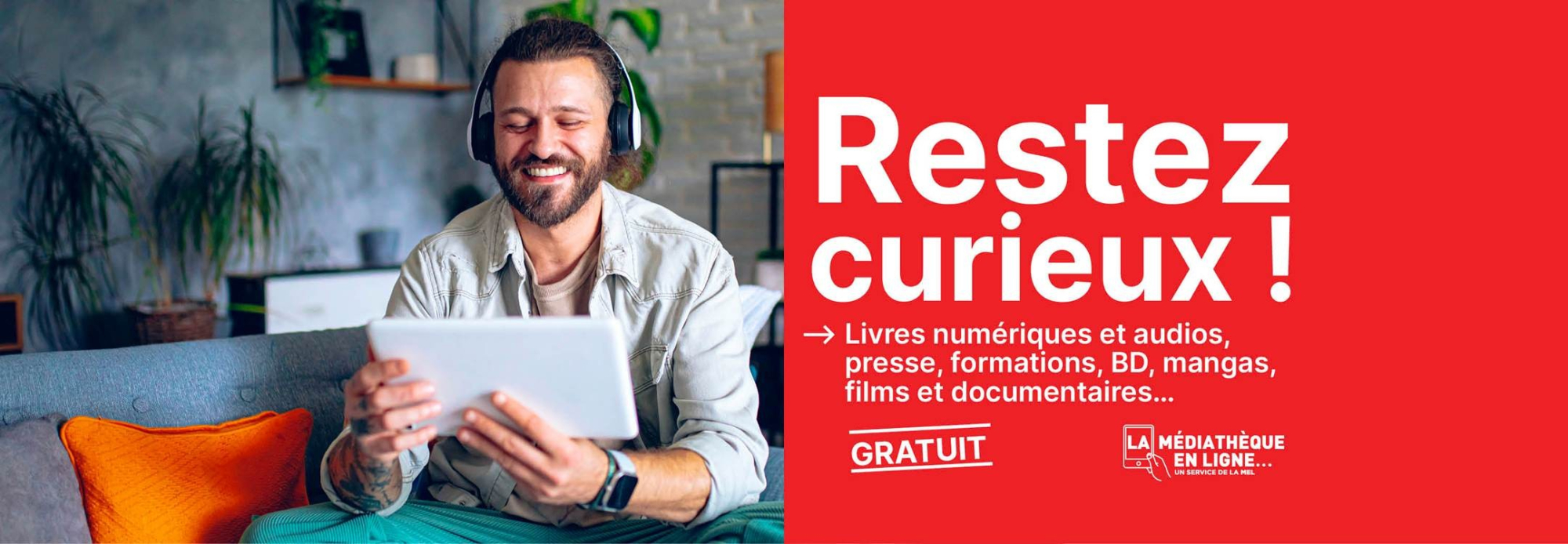 La médiathèque en ligne