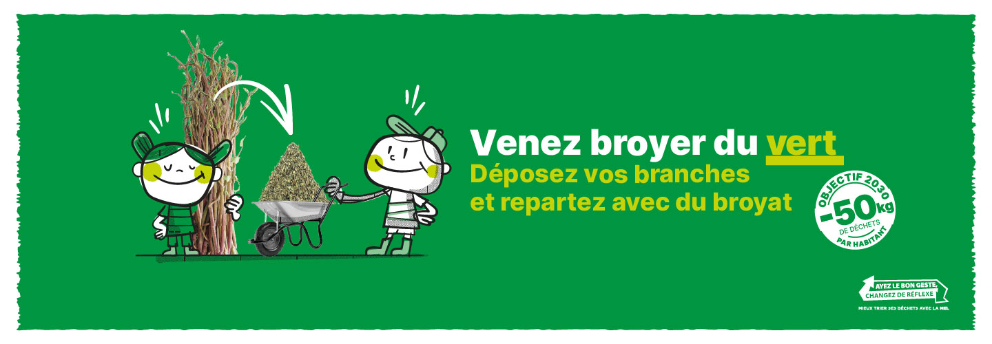Venez avec vos branches, repartez avec du broyat !