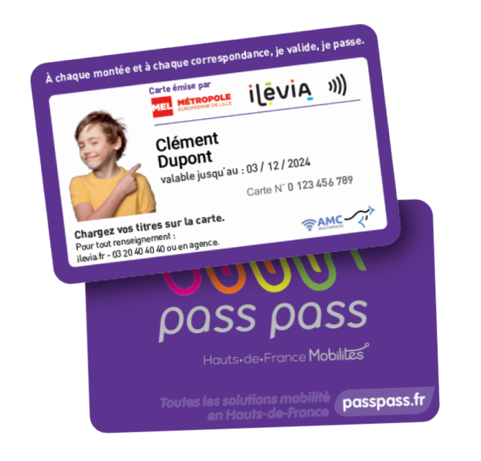 Carte ilévia pass pass